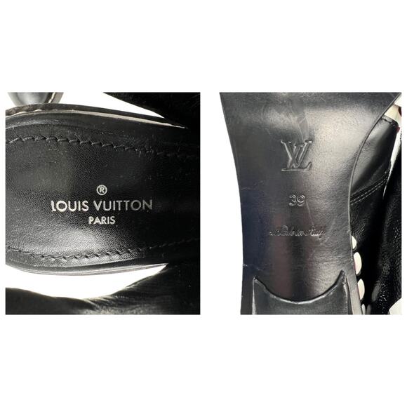 Louis Vuitton Whipstitch Leather Heels - Picture 6 of 7